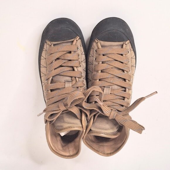 FRONTEER Super Gratton High-Top Brown Suede Sneaker Size 3.5 Youth/ Size 5 Women - Picture 4 of 12